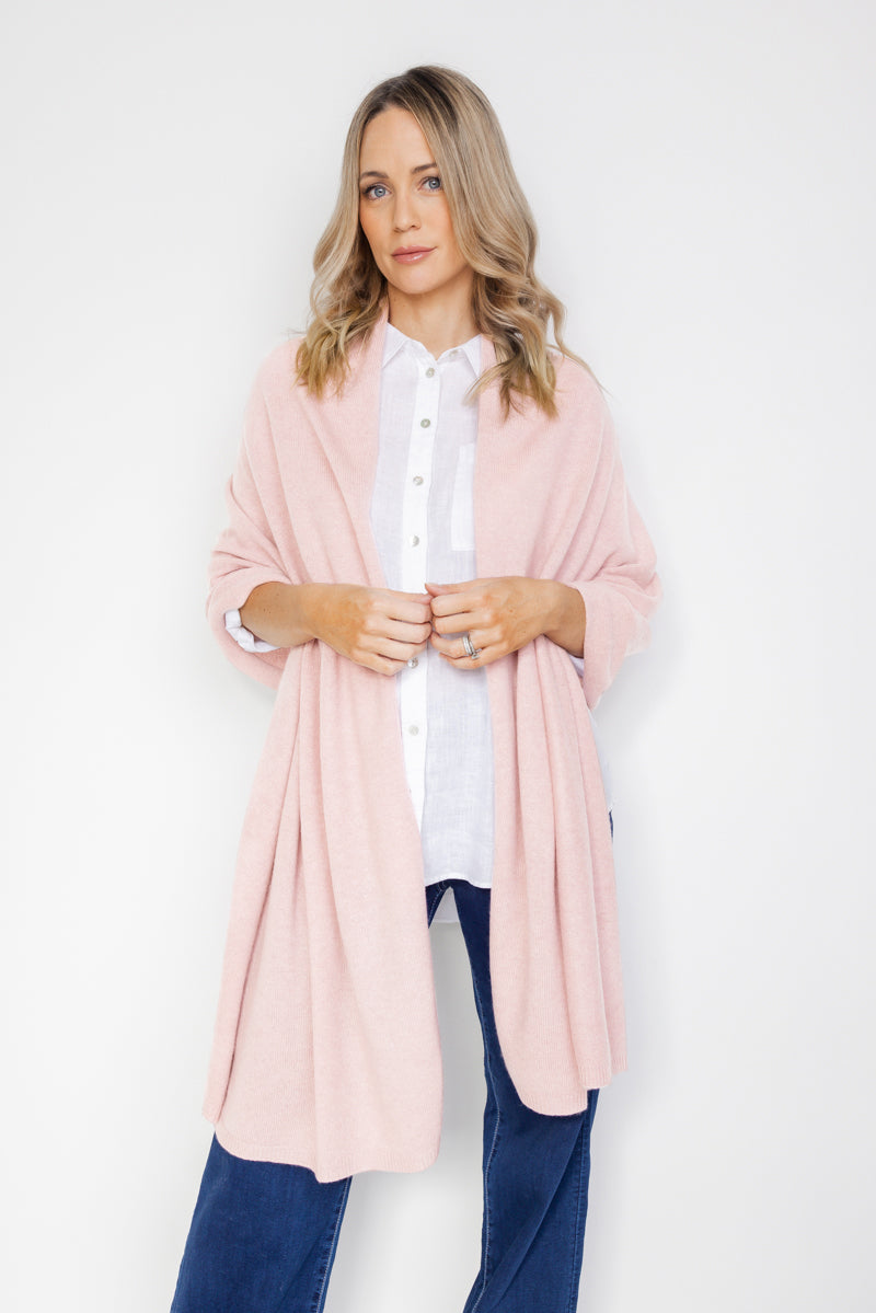 Pale Pink Cashmere Versatile and Flattering Shade Cara Cashmere