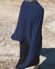 Cashmere French Navy Wrap