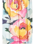 Cashmere Silk Painterly Peony  Scarf