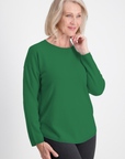 Tropical Green Made to Order Cashmere Crew Neck Jumper