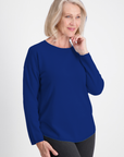 Colbalt Blue Made to Order Cashmere Crew Neck Jumper