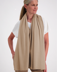 Cashmere Camel Melange Poncho