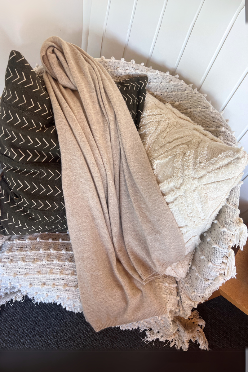 Cashmere Desert Sand Wrap