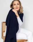 Cashmere Deep Navy Wrap