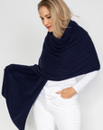 Cashmere Deep Navy Wrap