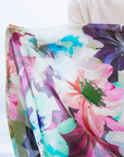 Cashmere Silk Euphoria Floral Scarf