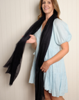 Cashmere Black Aura Scarf