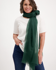 Cashmere Rich Green Aura Scarf