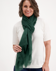 Cashmere Rich Green Aura Scarf