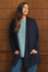 Navy Longline Silk Cashmere Cardigan 