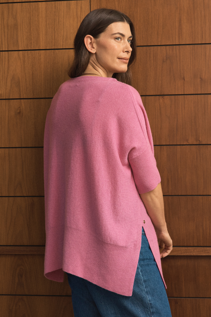 Cashmere Rose Pink Oversized Tee