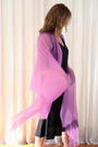 Cashmere Rosebud Pink Aura Scarf