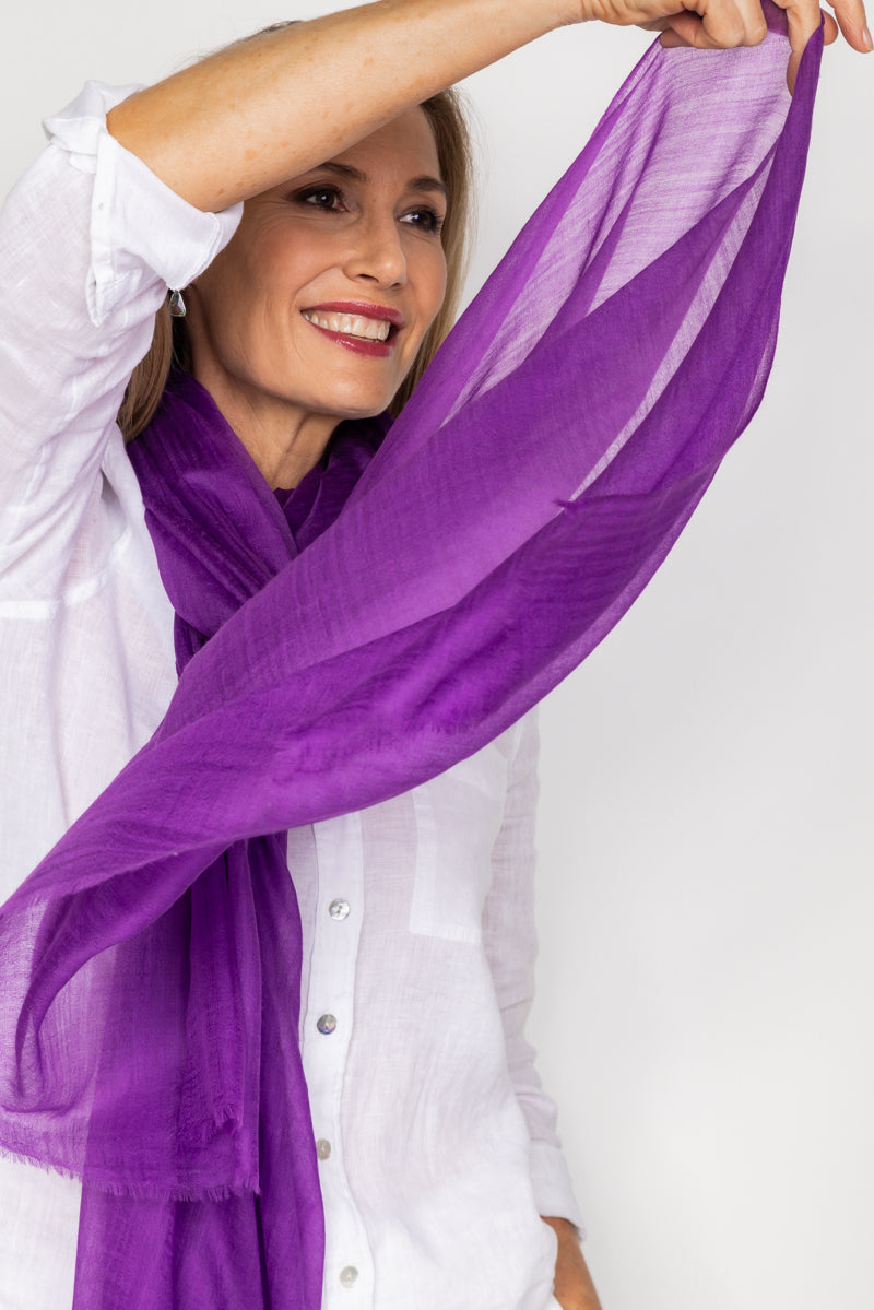 Purple scarf sale