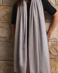 Silver Grey Marle Pure Cashmere Wrap